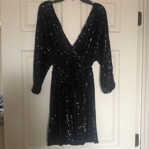 Brand New Black Sequin Dress